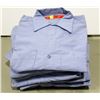 Image 1 : BUNDLE OF REDCAP BLUE LONG SLEEVE WORK SHIRTS