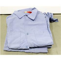 BUNDLE OF REDCAP BLUE LONG SLEEVE WORK SHIRTS