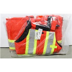 WORK KING INSULATED HI-VIS BIBS SIZE SMALL