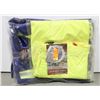Image 1 : PPE LOT: INCLUDES 2 PAIR HI-VIS COVERALLS SIZE 42