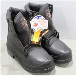 PAIR OF META TECH STEEL TOE WORK BOOT,