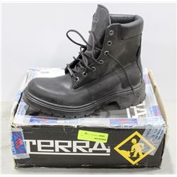 PAIR  OF TERRA STEEL TOE WORK BOOT MENS SIZE 8
