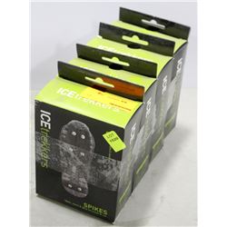 LOT OF 3 ICE TREKKERS BOOT CLEETS