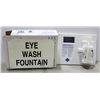 Image 1 : EYEWASH STATION WITH SIGNAGE