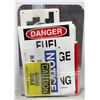 Image 1 : LOT OF VARIOUS SAFETY SIGNS, INCLUDES LARGE "NO