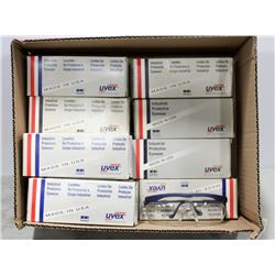 LOT OF 10 UVEX SAFETY GLASSES