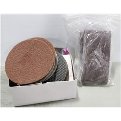 LOT OF ASSORTED ABRASIVES WHEELS