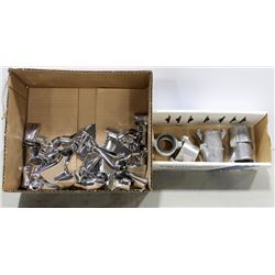 BOX OF ASSORTED NOZZLES & FITTINGS
