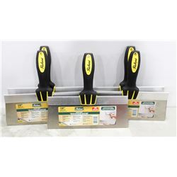 LOT OF 5 RICHARD 10" TROWELS (TAPING KNIFE)