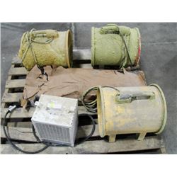 PALLET OF CONSTRUCTION BLOWERS