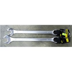 LOT OF 2 NEW STANLEY WRENCHES, 1-1/8 & 1-1/4