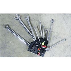 LOT OF 9 NEW GEAR WRENCHES ASSORTED SIZES