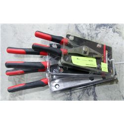 LOT OF 3 GEAR WRENCH PLIERS, ONE 6" INCH SLIP