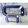 Image 1 : LOT OF 2 IRWIN C-CLAMPS, 4" AND 8"