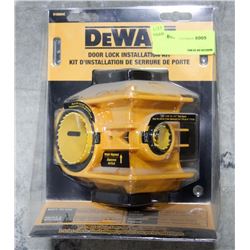 DEWALT DOOR LOCK INSTALLATION KIT