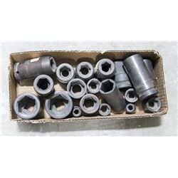 LOT OF ASSORTED IMPACT SOCKETS