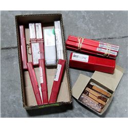 BOX OF ASSORTED SPECIALTY DRILL BITS