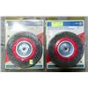Image 1 : LOT OF 2 JET CRIMPED WIRE WHEEL BRUSH 8"