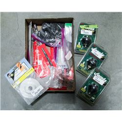BOX OF ASSORTED BITS & PORTER CABLES