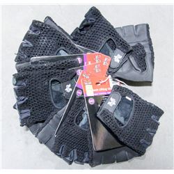 LOT OF 6 VALEO MESH LIFTING GLOVES, SIZE MEDIUM