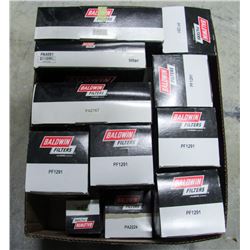LARGE BOX OF ASSORTED BALDWIN FILTERS