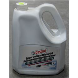 4 LITRE JUG OF CASTROL SUPER OUTBOARD MOTOR OIL