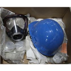 LOT OF FACE & HEAD PROTECTION