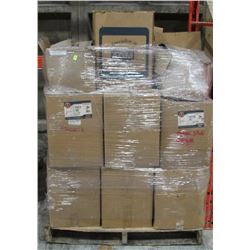 PALLET OF ASSORTED STEEL STUDS, HARDWARE & MORE
