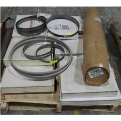 PALLET OF VARIOUS SIZED BAND SAW BLADES