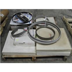 PALLET OF VARIOUS SIZED BAND SAW BLADES