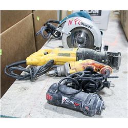 GROUP OF SHOP POWER TOOLS, INCLUDES ROTOZIP