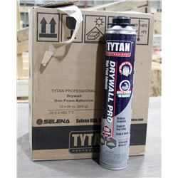 CASE OF 12 CANS TYTAN DRYWALL PRO HIGH YIELD