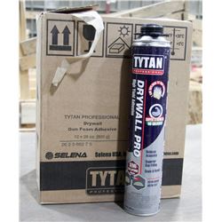 CASE OF 12 CANS TYTAN DRYWALL PRO HIGH YIELD