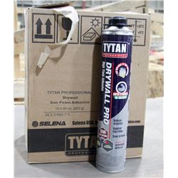 CASE OF 12 CANS TYTAN DRYWALL PRO HIGH YIELD