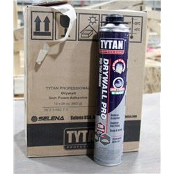 CASE OF 12 CANS TYTAN DRYWALL PRO HIGH YIELD