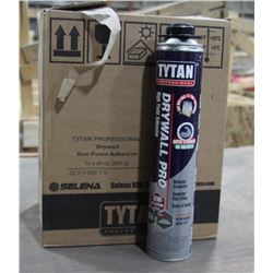 CASE OF 12 CANS TYTAN DRYWALL PRO HIGH YIELD