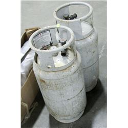 PAIR OF PROPANE CANISTERS