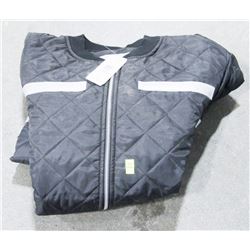 WORK KING QUILTED JACKET WITH REFLECTORS, SZ 2XL
