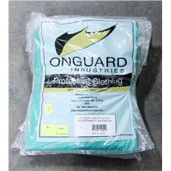 LOT OF 3 ONGUARD CHEMTEX JACKET W/HOOD SNAPS