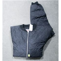 WORK KING BLACK QUILTED JACKET SIZE 2XL