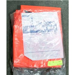 BE SEEN HI-VIS FLAME RETARDANT PVC RAIN SUIT,