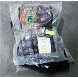 2 GREEN PVC JACKETS & 1 BLACK CANVAS JACKET