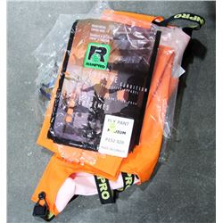 LOT OF 2 RAINPRO FLEX BIB PANTS, SIZE MEDIUM