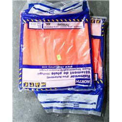 LOT OF 2 RAINPRO FLEX BIB PANTS, SIZE 4XL