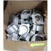 Image 1 : BOX OF THREADED COVERS/CAPS