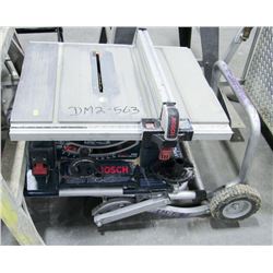 BOSCH 10" WORKSITE TABLE SAW WITH GRAVITY RISE