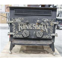 KINGSMAN CAST IRON WOOD BURNING STOVE