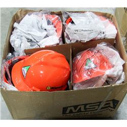 CASE OF 20 NEW RED HARD HATS