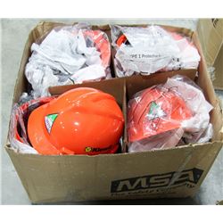 CASE OF 20 NEW RED HARD HATS