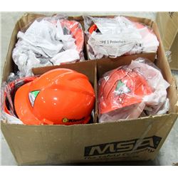 CASE OF 20 NEW RED HARD HATS